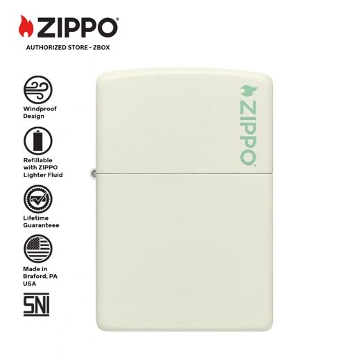 Image of 49193ZL - ZIPPO®` Classic Glow In The Dark Zippo Logo