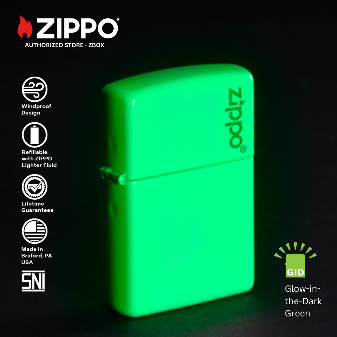 49193ZL - ZIPPO®` Classic Glow In The Dark Zippo Logo