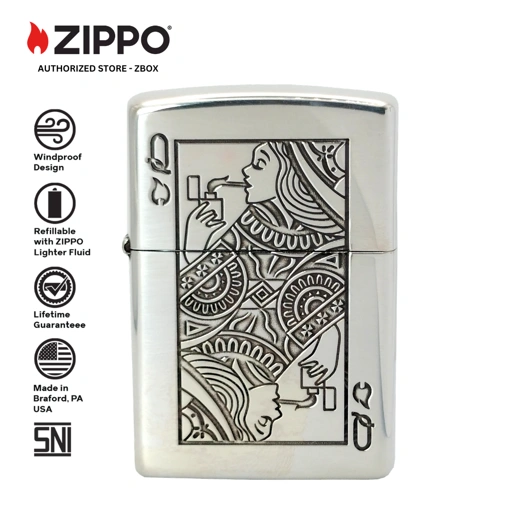 Image of ZA-5-79a - ZIPPO Bottomz Up Trump Queen