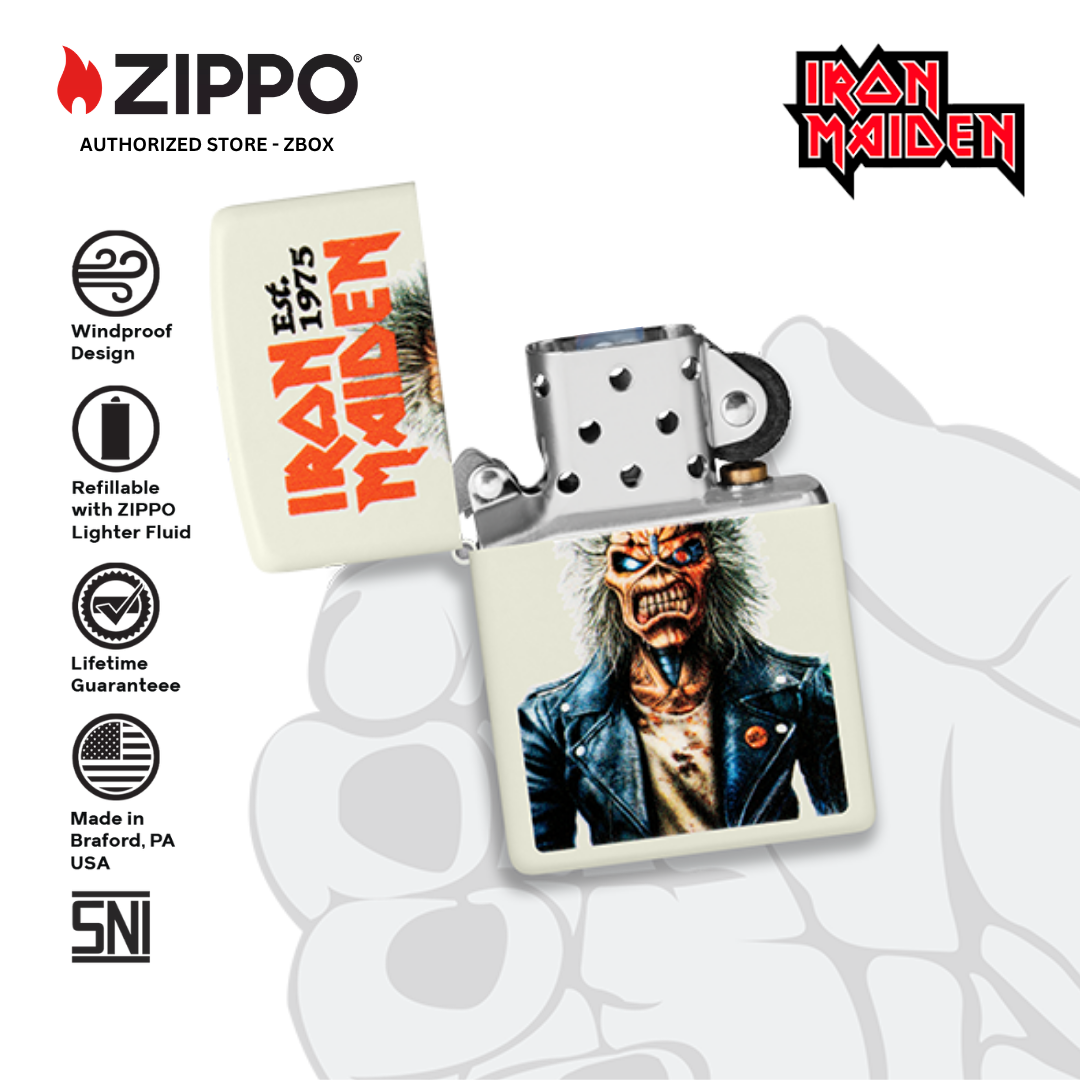 47198 – ZIPPO Iron Maiden Glowing Eddie Design