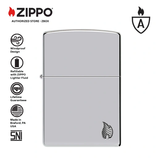 Image of 46396 - ZIPPO Armor Chrome Design High Polish Chrome