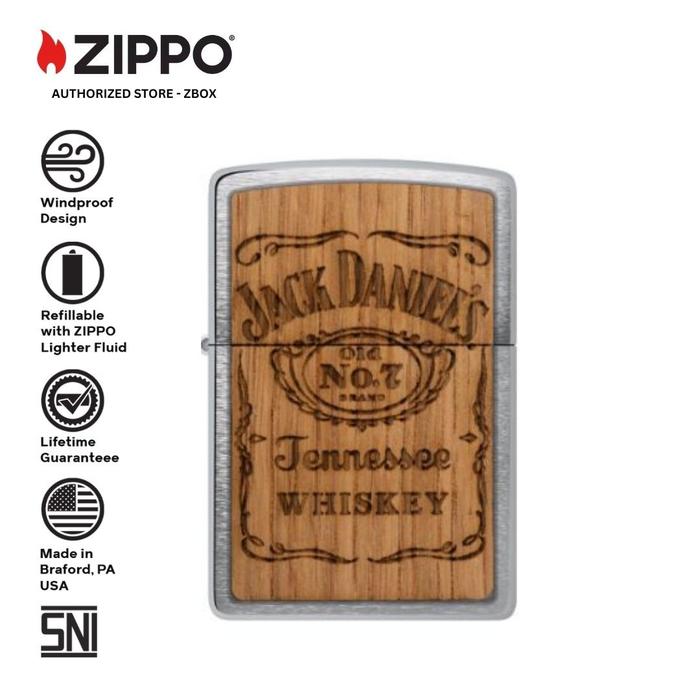 48392 - ZIPPO® Jack Daniels® x WOODCHUCK USA Emblem