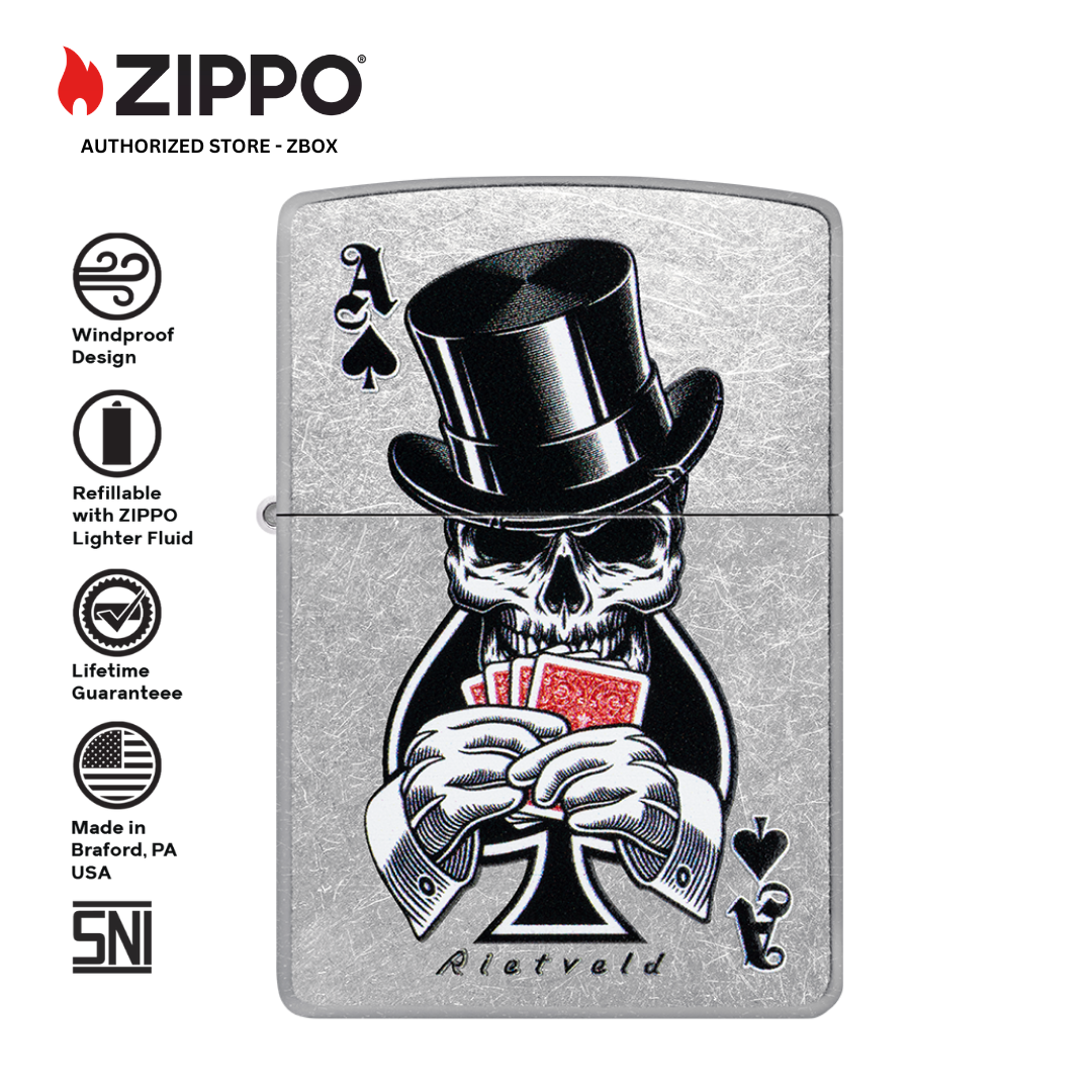 47112 - ZIPPO Rietveld® Ace of Spades Design