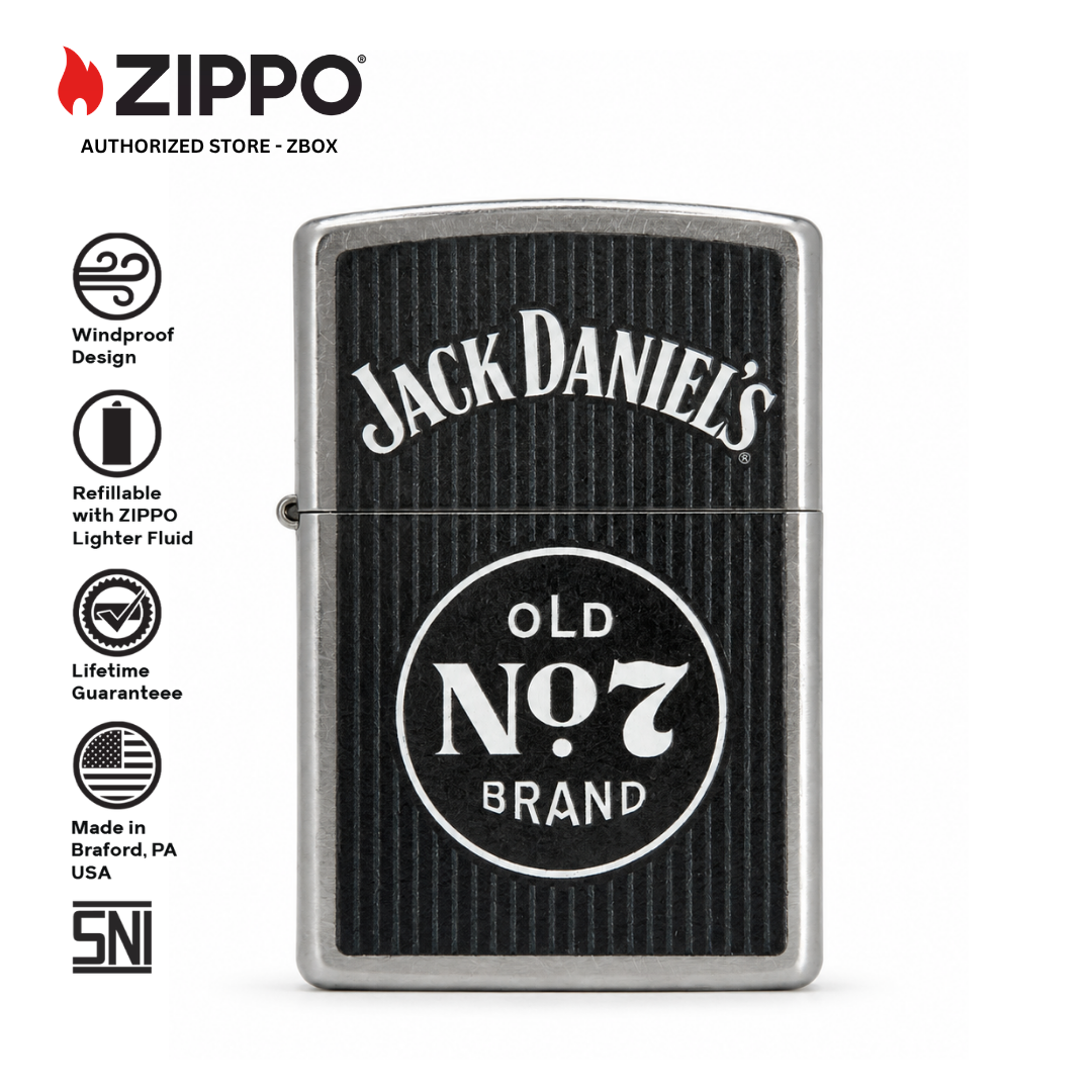 47415-ZIPPO JD Street Chrome with Colour Image