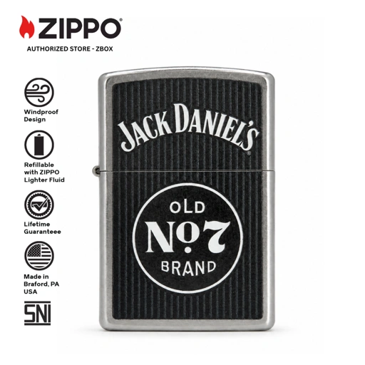 47415-ZIPPO JD Street Chrome with Colour Image