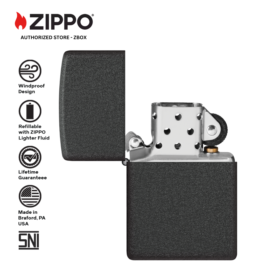 236 – ZIPPO Black Crackle