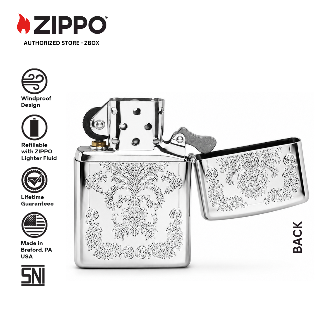 ZA-4-86a – ZIPPO Butterfly Floral Design
