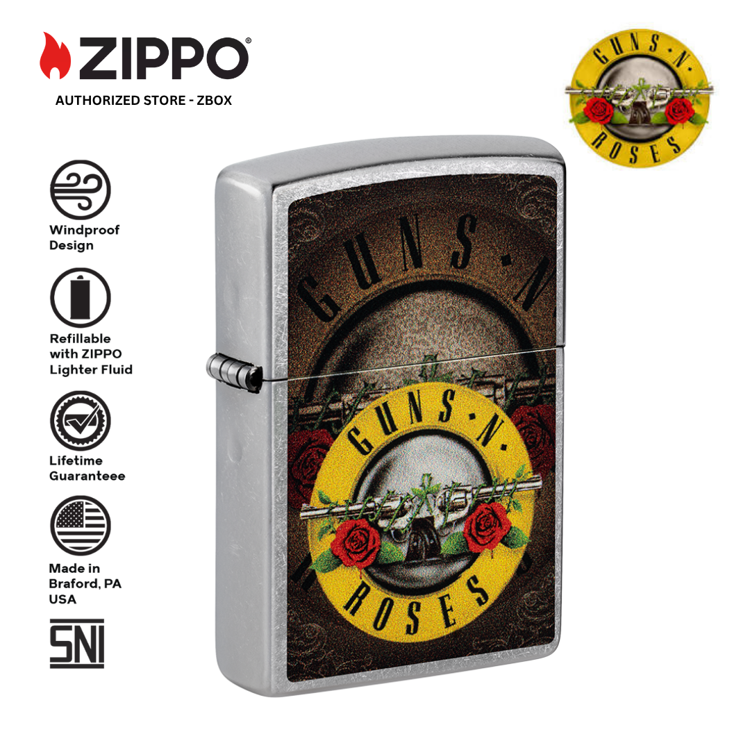 47226 – ZIPPO Guns N' Roses Logo Design