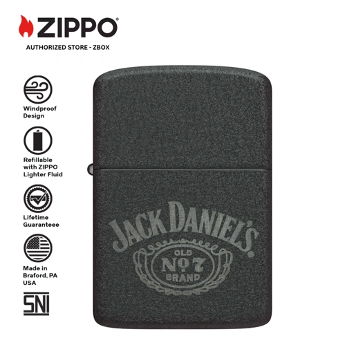 Image of 46796 - ZIPPO JD No. 7 Design 1941 Replica Black Crackle