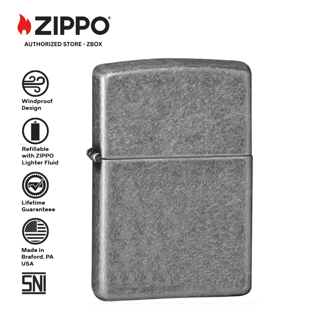 121FB - ZIPPO Antique Silver