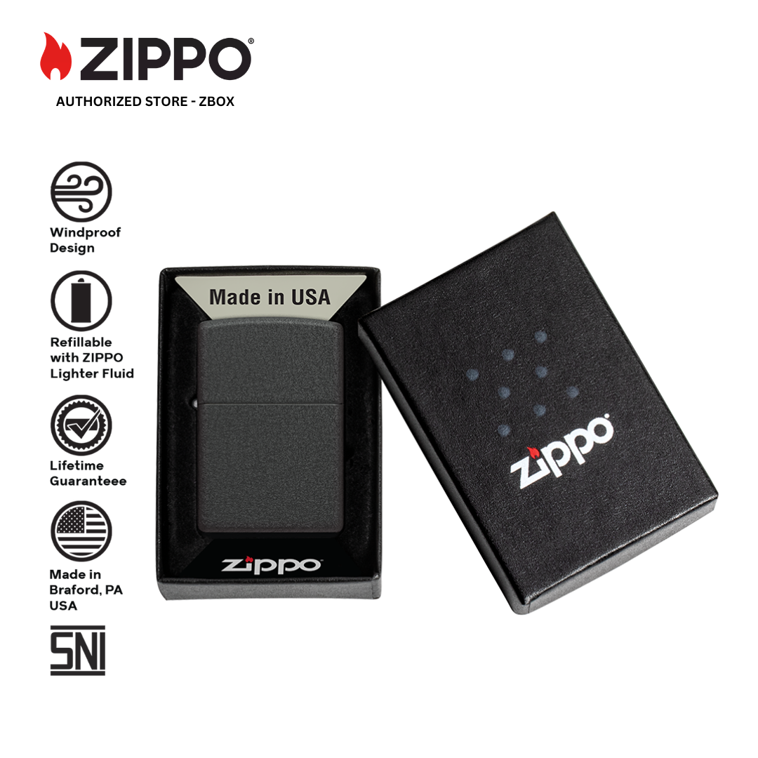 236 – ZIPPO Black Crackle