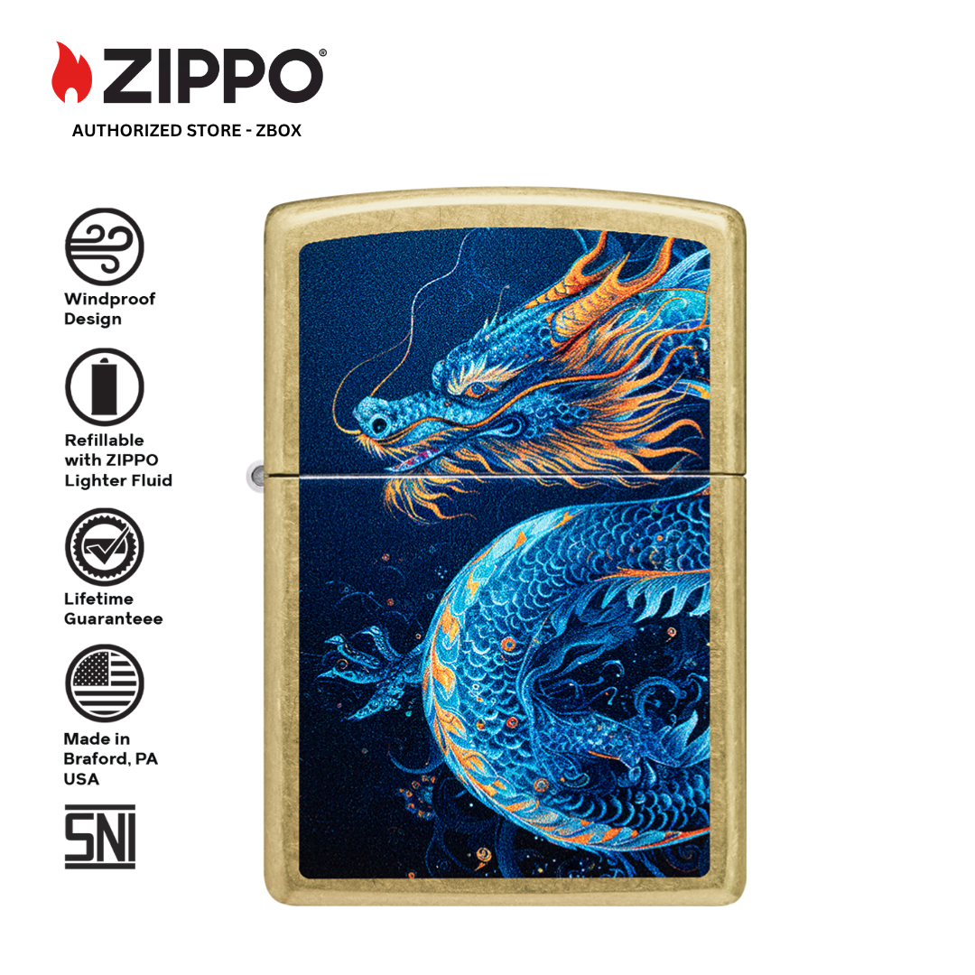 47178 – ZIPPO Sea Dragon Street Brass