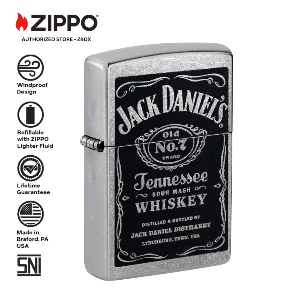 24779 - ZIPPO Jack Daniel's, Classic Street Chrome, Color Image