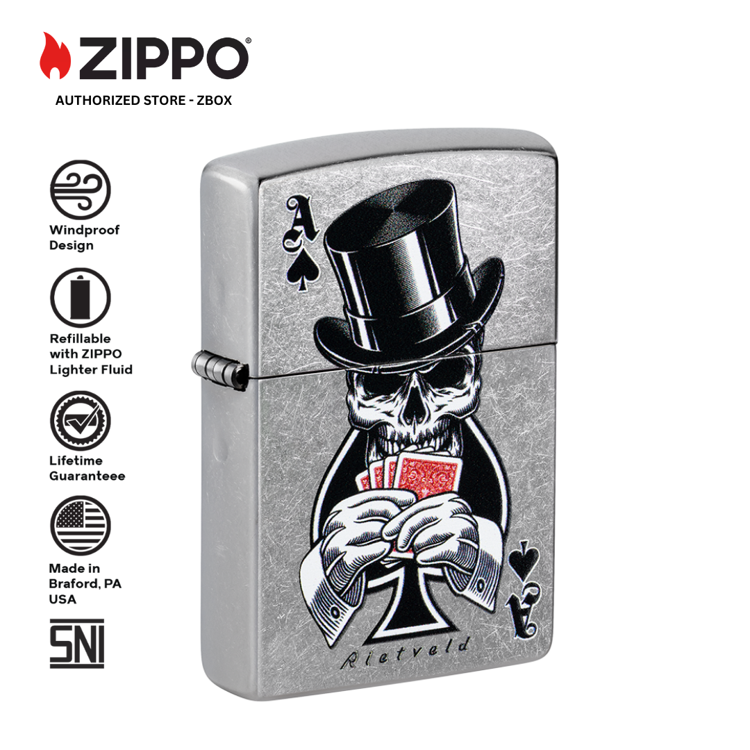 47112 - ZIPPO Rietveld® Ace of Spades Design