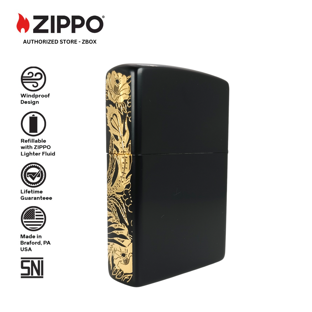 ZA-5-237b - ZIPPO Houou Black and Gold