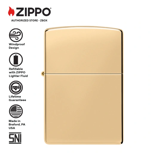Image of 254B - Zippo Classic High Polish Brass