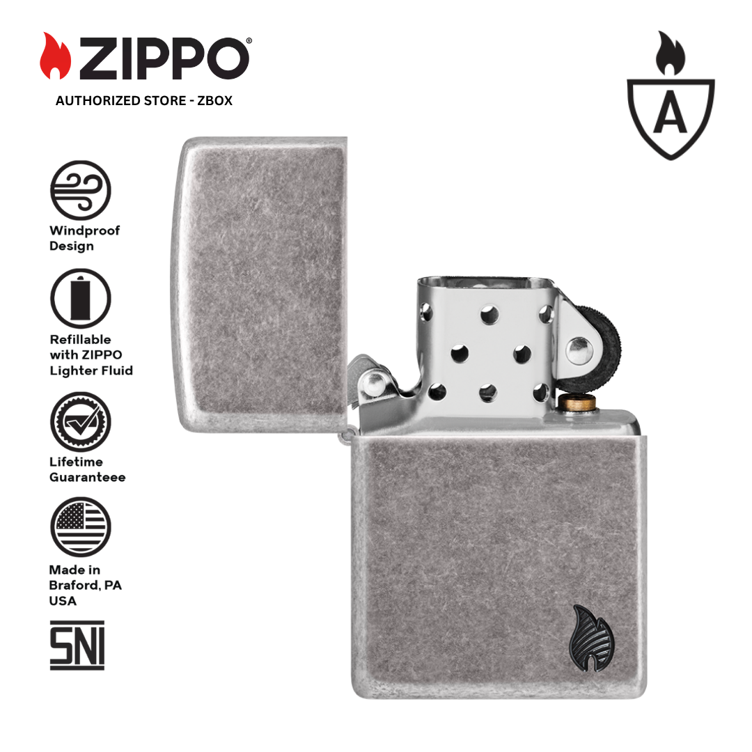 46399 - ZIPPO Armor Antique Silver Deep Carve