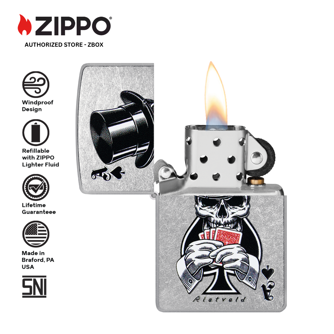 47112 - ZIPPO Rietveld® Ace of Spades Design