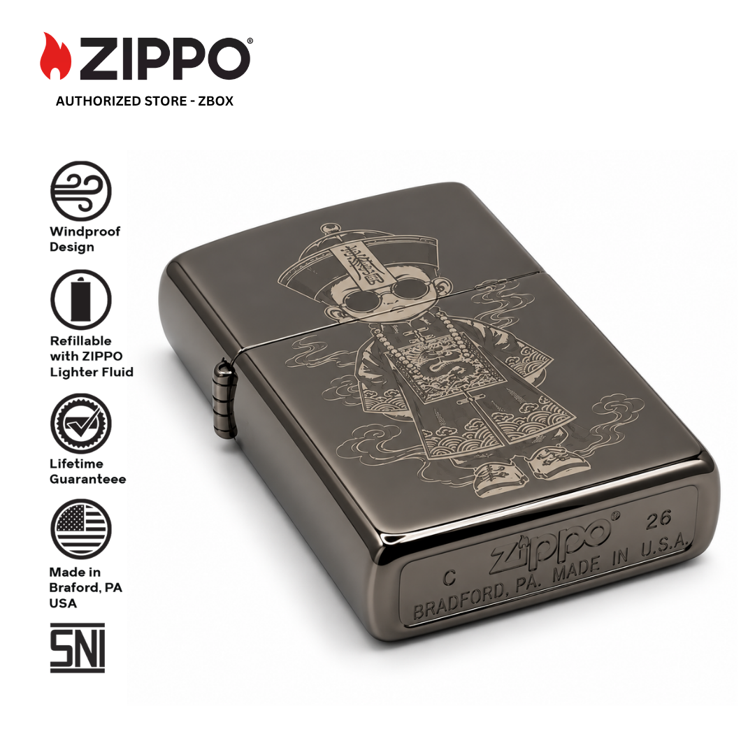 ZIPPO ZI-15001 - LITTLE JIANGSHI, BLACK ICE