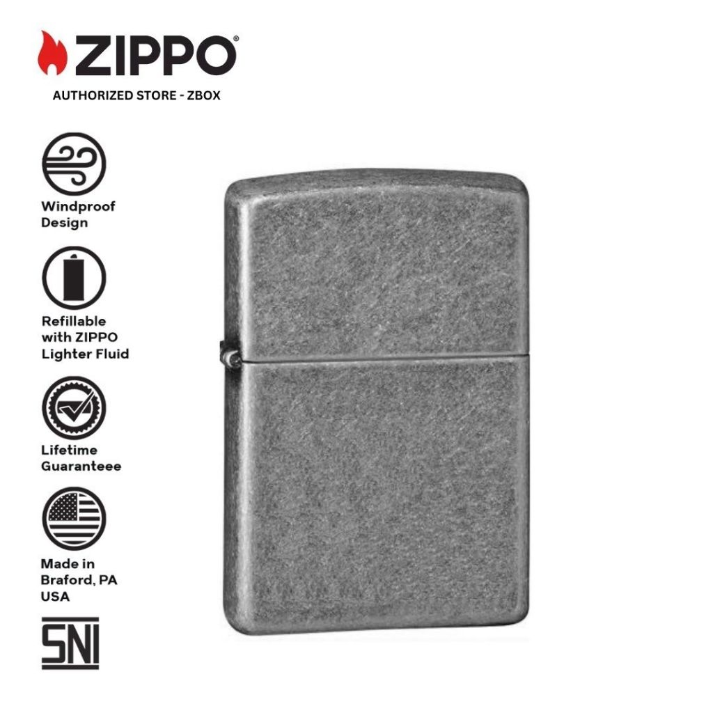 121FB  - ZIPPO Antique Silver