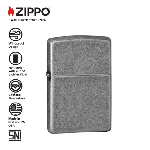 121FB  - ZIPPO Antique Silver