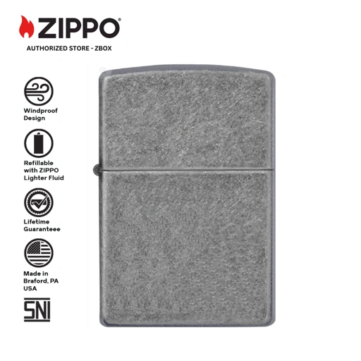 121FB - ZIPPO Antique Silver