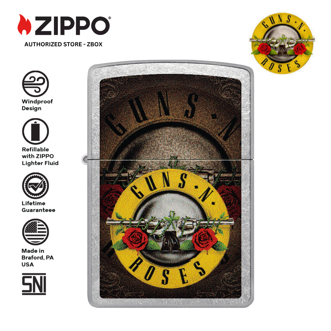 47226 – ZIPPO Guns N' Roses Logo Design