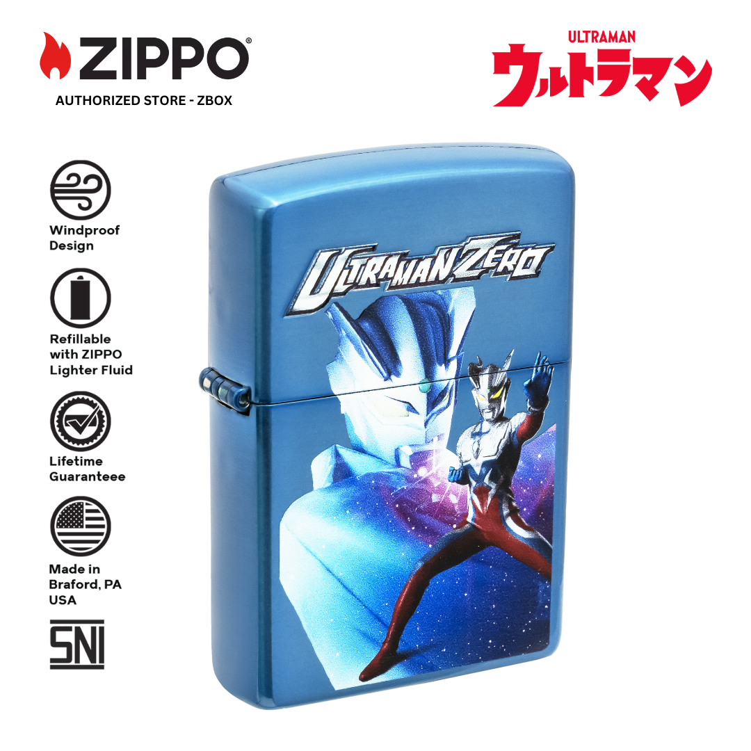 ZIPPO Original CZA-2-47 Ultraman Zero 15th Anniversary Limited Edition - Korek Api Windproof USA