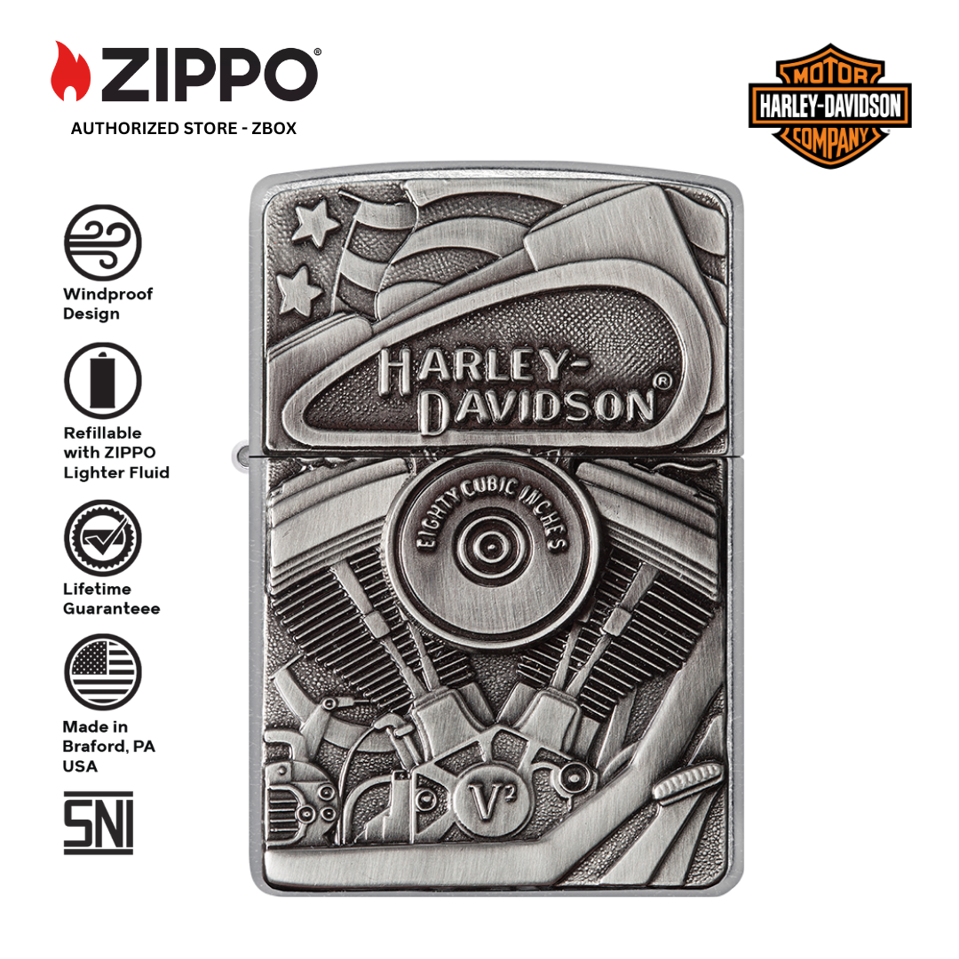 29266 - ZIPPO Harley-Davidson® Motorblock Emblem