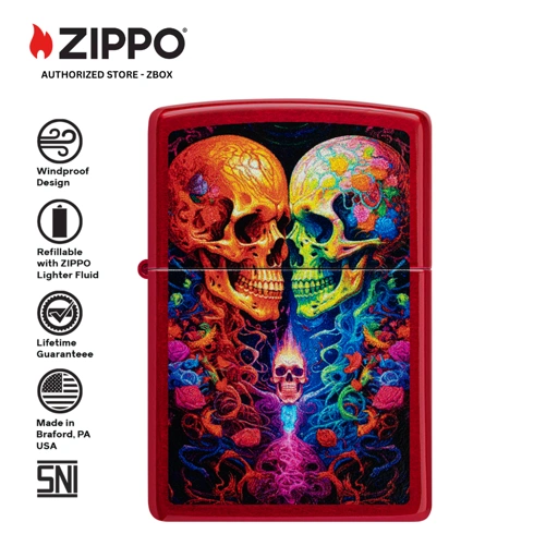 Image of 46940 - ZIPPO Candy Skulls Design