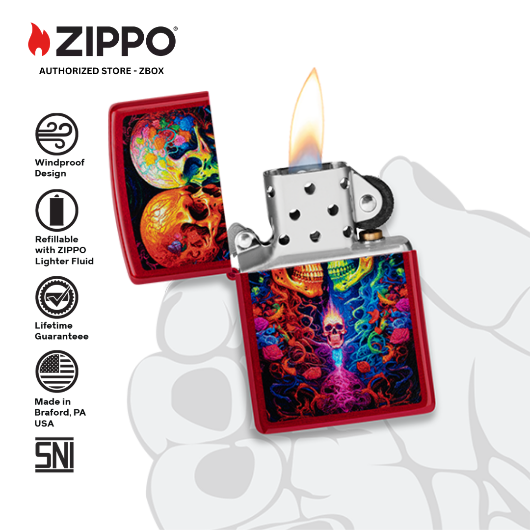 46940 - ZIPPO Candy Skulls Design