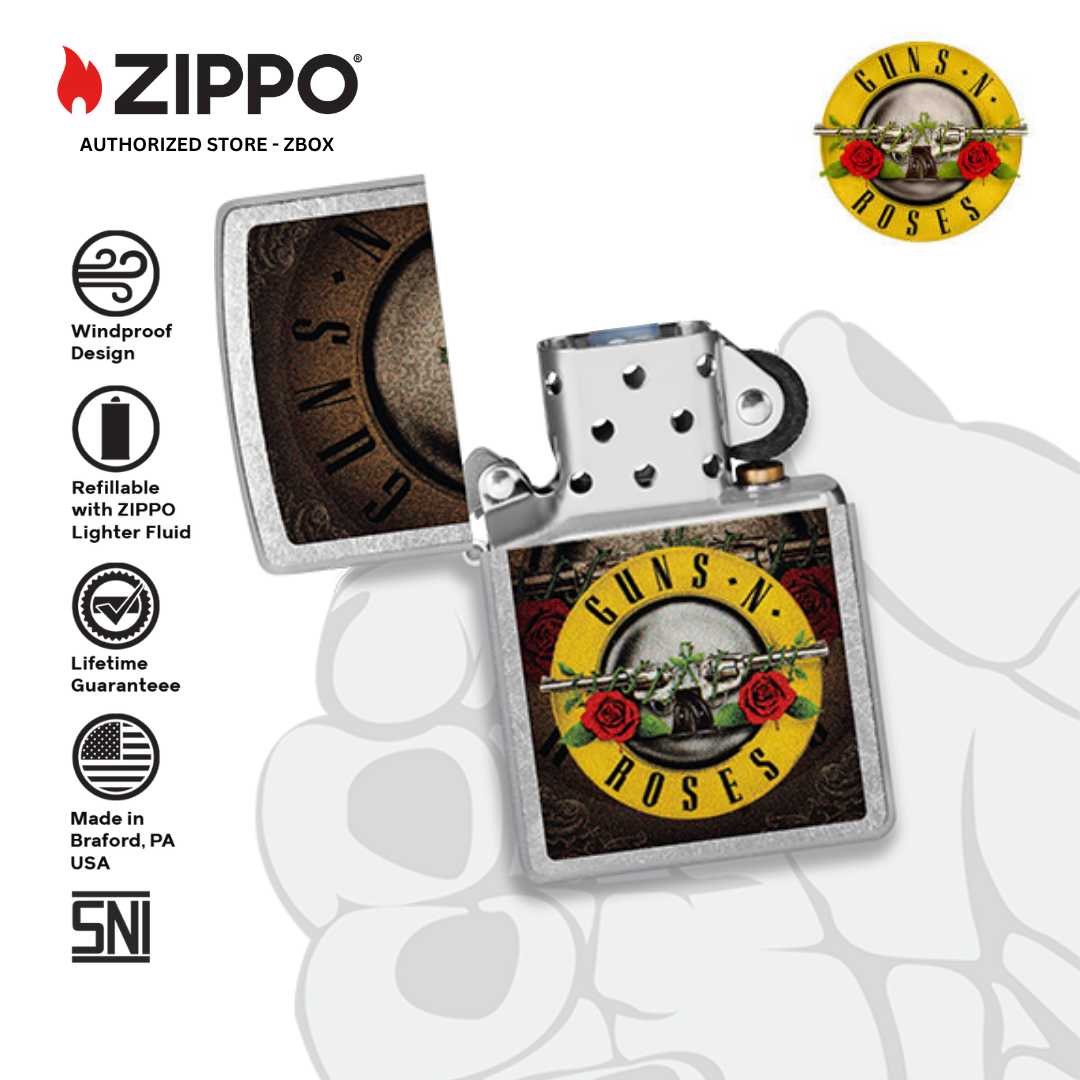 47226 – ZIPPO Guns N' Roses Logo Design
