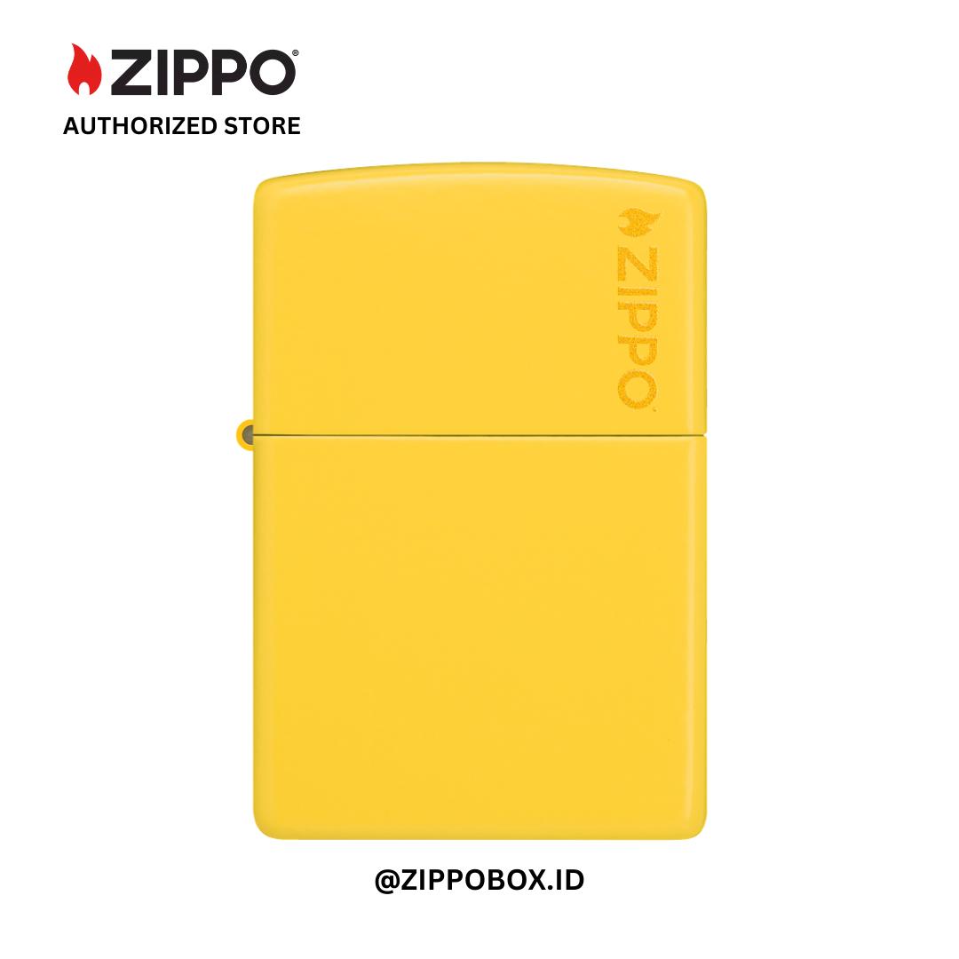 ZIPPO Original 46019ZL Sunflower Yellow with Zippo Logo - Korek Api Windproof USA