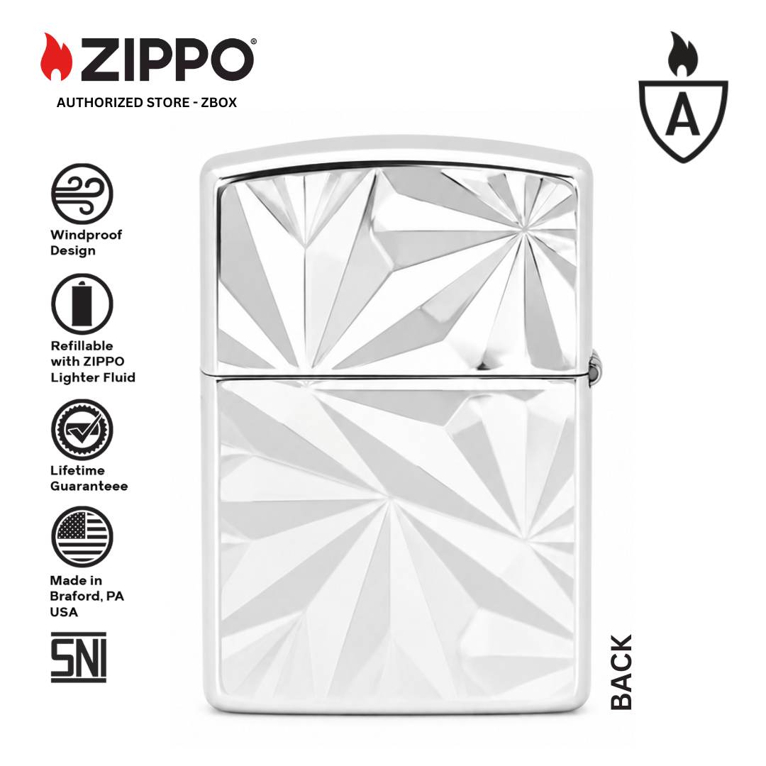 ZA-5-33b – ZIPPO Geometric Chrome Design