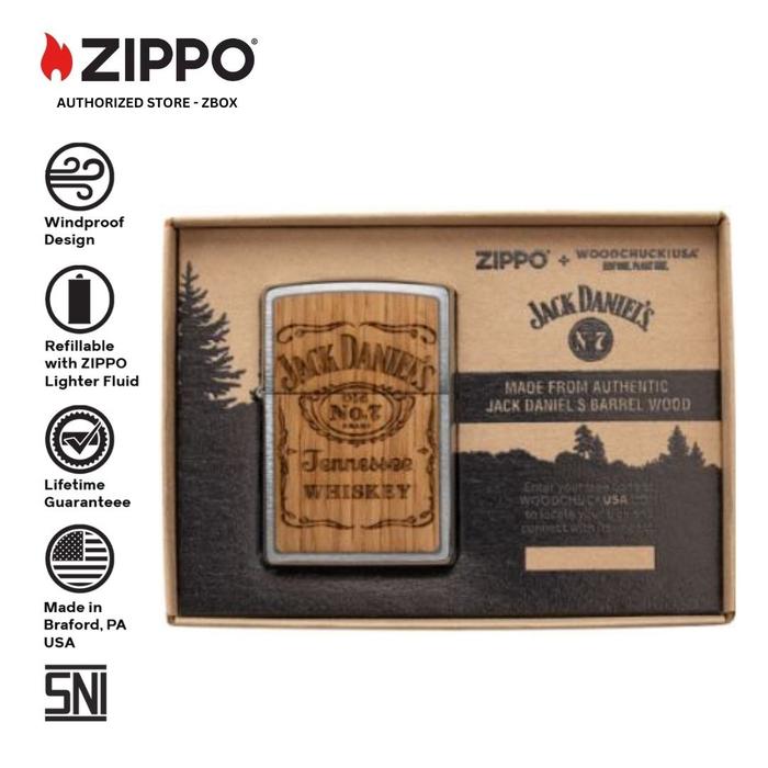 48392 - ZIPPO® Jack Daniels® x WOODCHUCK USA Emblem
