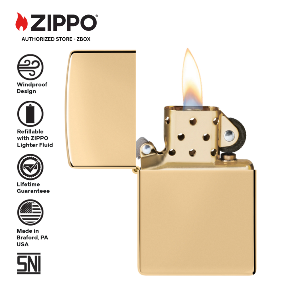 254B - Zippo Classic High Polish Brass