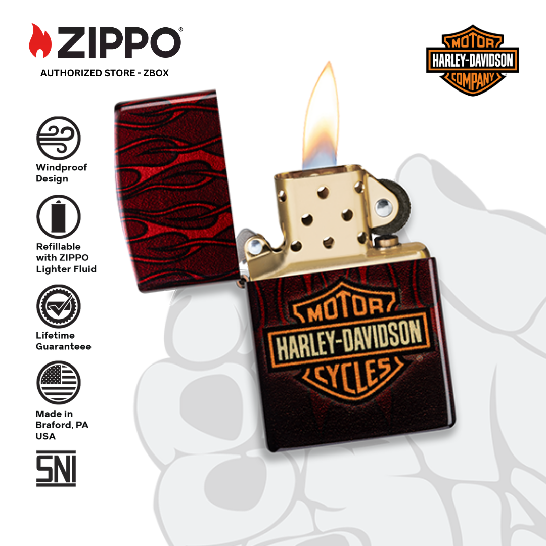 48994 - ZIPPO Harley-Davidson® Fusion Flames Design
