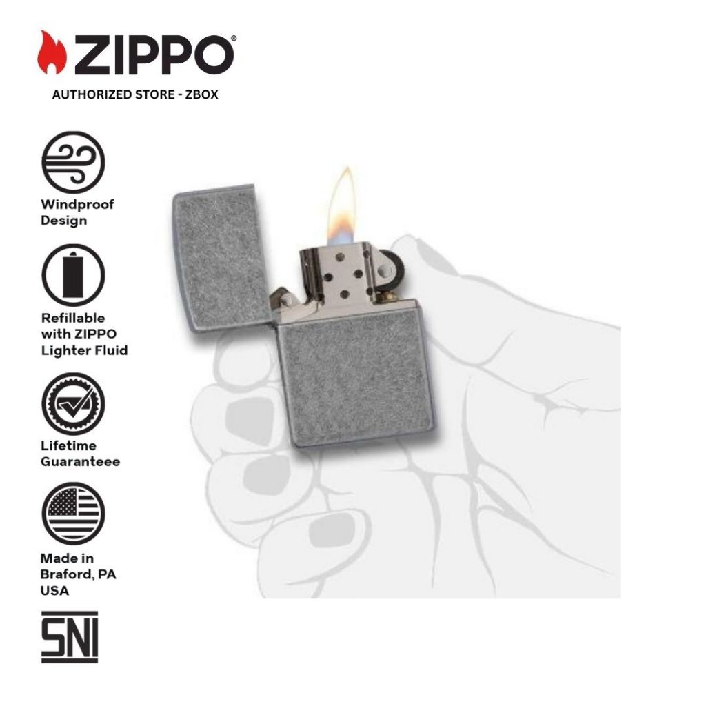 121FB  - ZIPPO Antique Silver