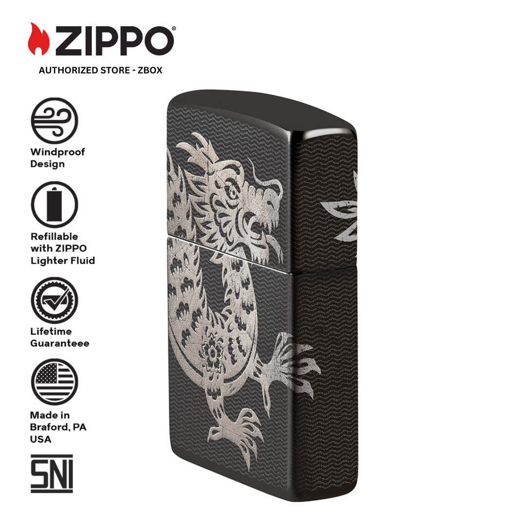 46260 - ZIPPO 24756 ASIAN DRAGON DESIGN