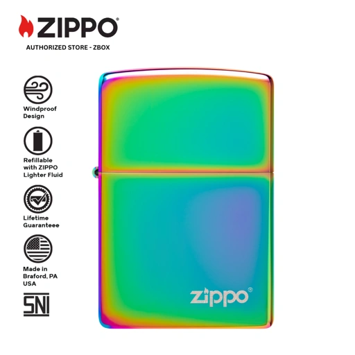 Image of ZIPPO Original 151ZL Multi Colour with Zippo Logo - Korek Api Windproof USA