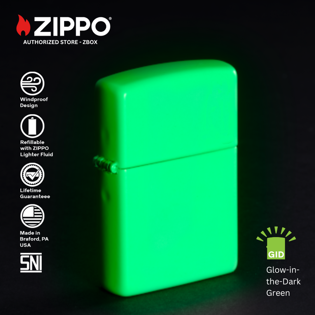 49193-ZIPPO Glow In The Dark, Classic Design