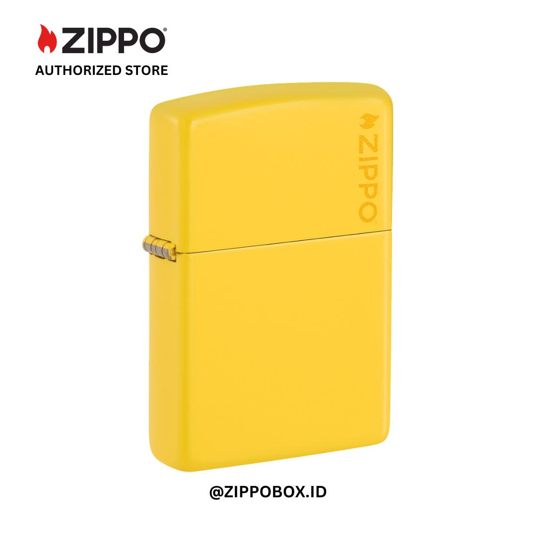 ZIPPO Original 46019ZL Sunflower Yellow with Zippo Logo - Korek Api Windproof USA