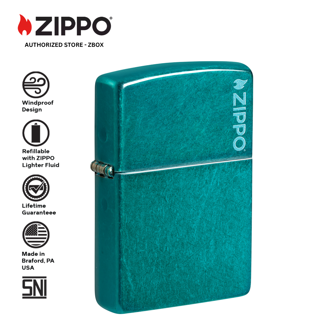 24004ZL - ZIPPO Candy Teal with Logo