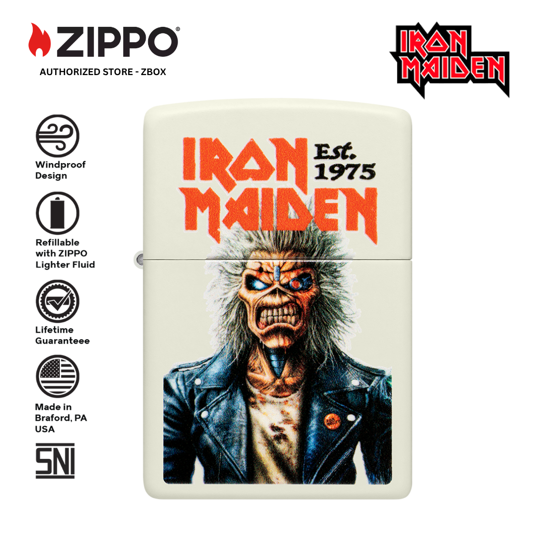 47198 – ZIPPO Iron Maiden Glowing Eddie Design