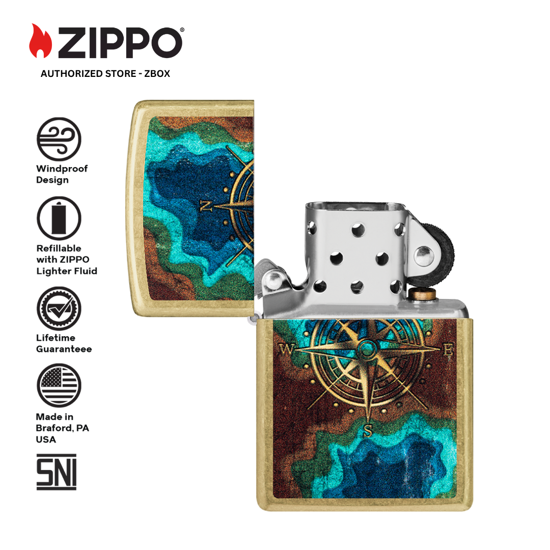47190 – ZIPPO Topo Compass — Street Brass