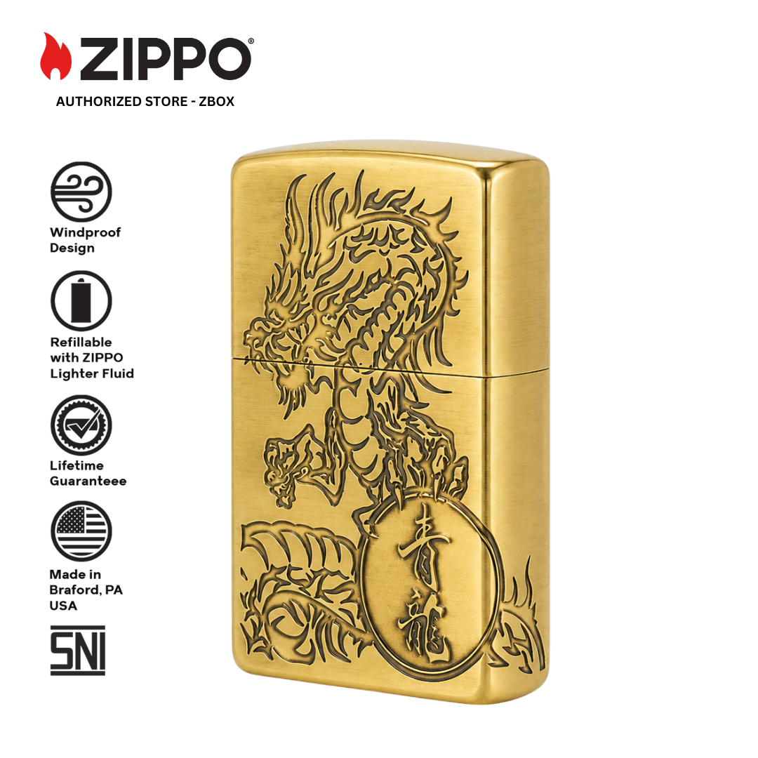 ZA-3-26a - ZIPPO Shishin-Seiryu BS Oxidized