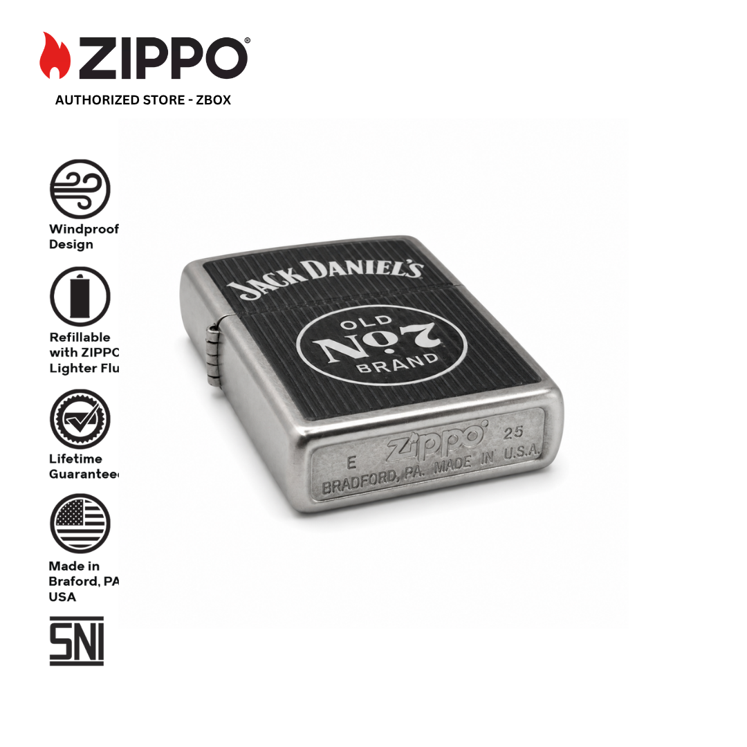 47415-ZIPPO JD Street Chrome with Colour Image