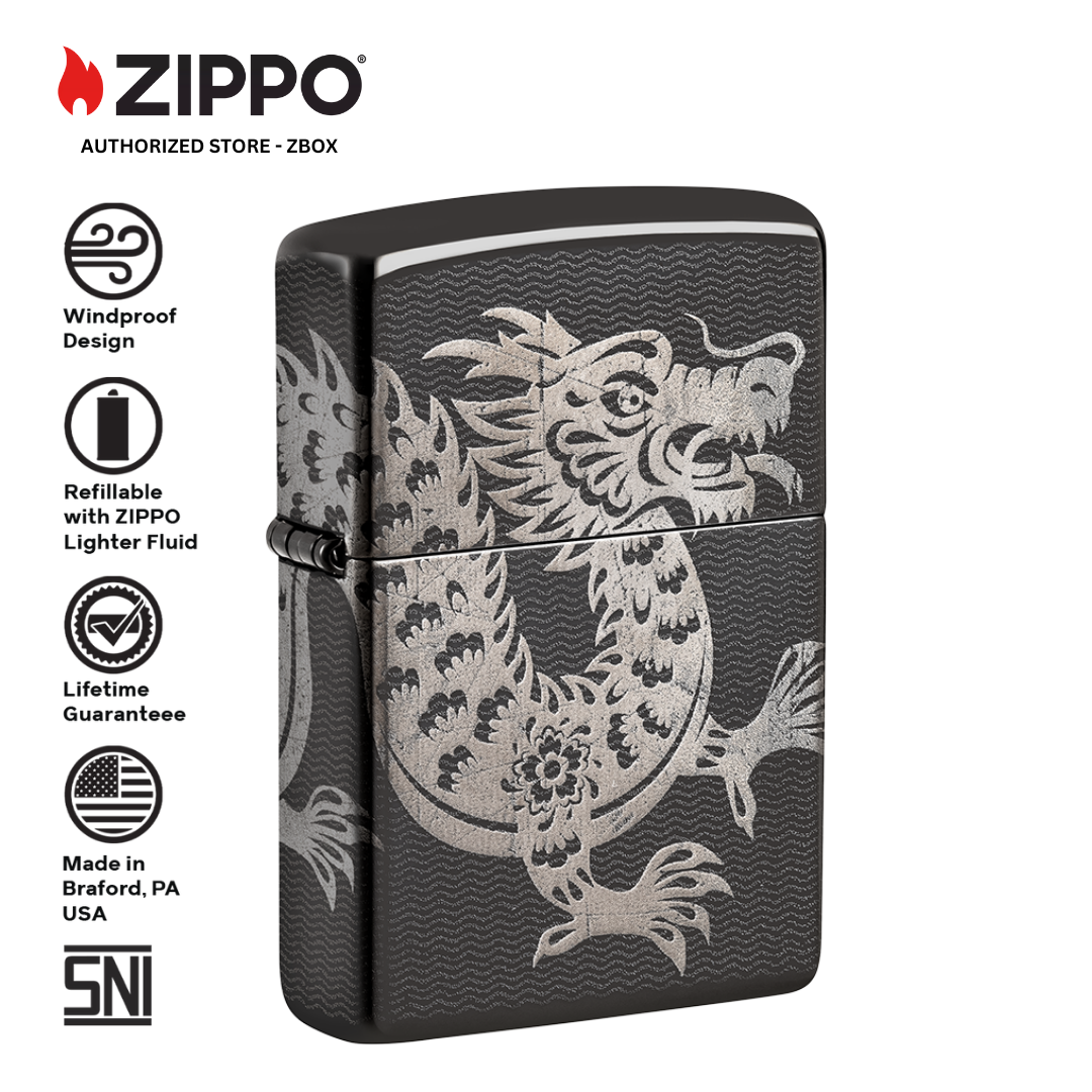 46260 - ZIPPO 24756 ASIAN DRAGON DESIGN
