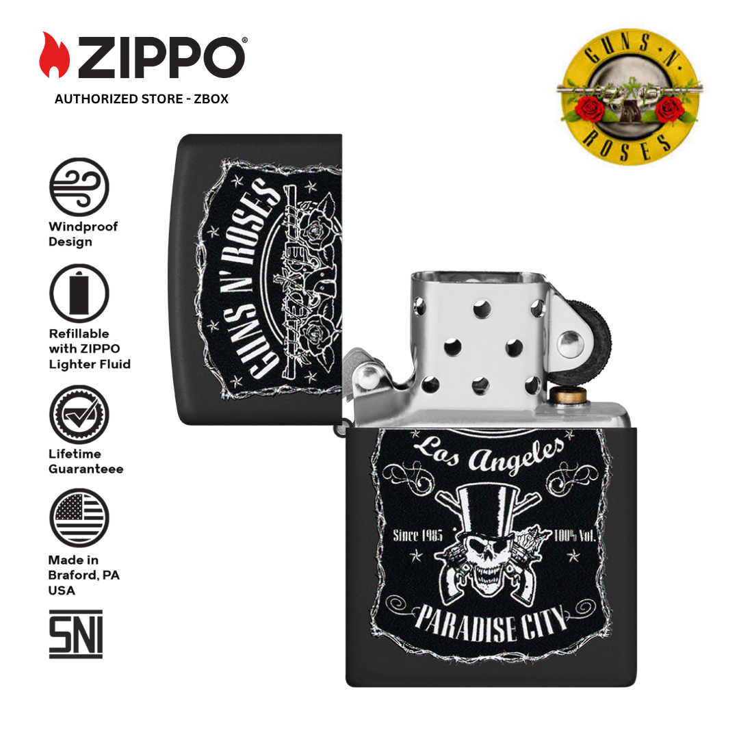 47197 – ZIPPO Guns N' Roses Paradise City Design