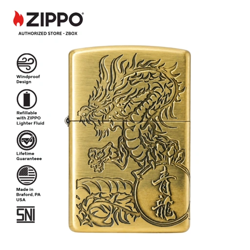 ZA-3-26a - ZIPPO Shishin-Seiryu BS Oxidized